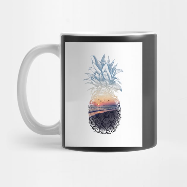 Sunset Pineapple by SouthPrints